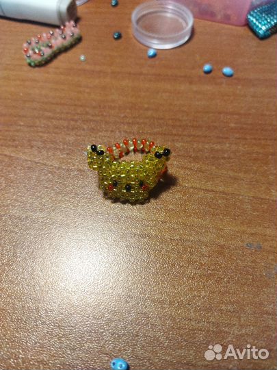 Кольцо из бисера на заказ