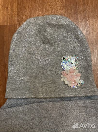 Шапки со снудом, на 6-8 лет