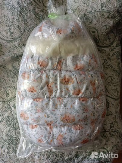 Зимний конверт на выписку