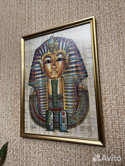 Картина на папирусе из Египта