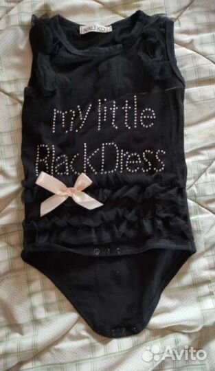 Боди маленькое чёрное платье