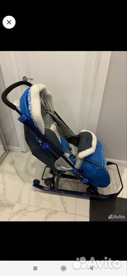 Детские санки коляска ника