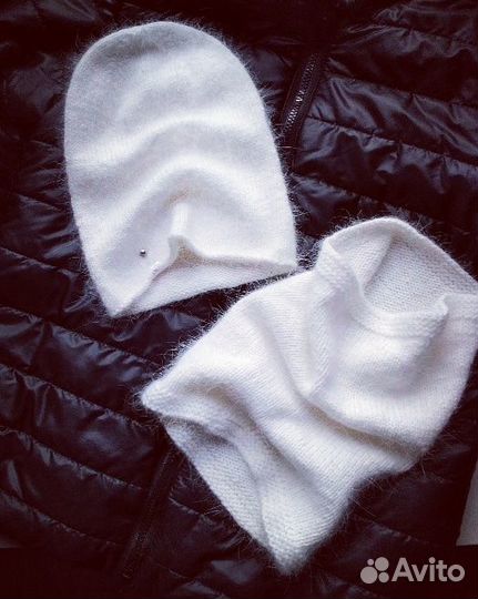 Комплект шапка и снуд