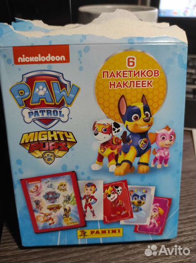 Наклейки panini Щенячий патруль