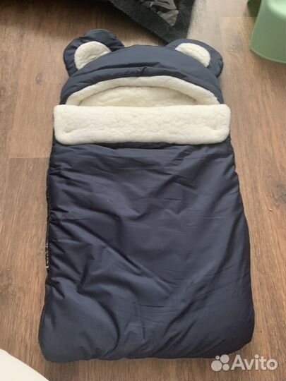 Зимний конверт в коляску