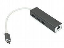 Адаптер Type-C на USB 3.0*3 + RJ45