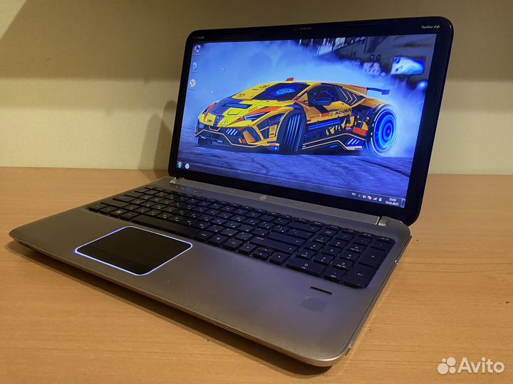 Стильный Ноутбук HP 4ядра/8gb/2Видеокарты