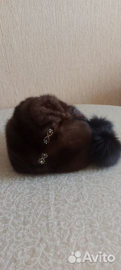 Шапка зимняя меховая женская норка