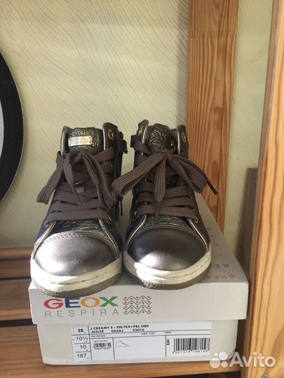 Кеды для девочки Geox