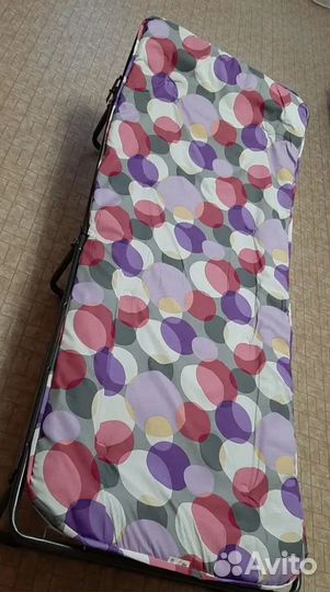 Раскладушка детская с матрасом