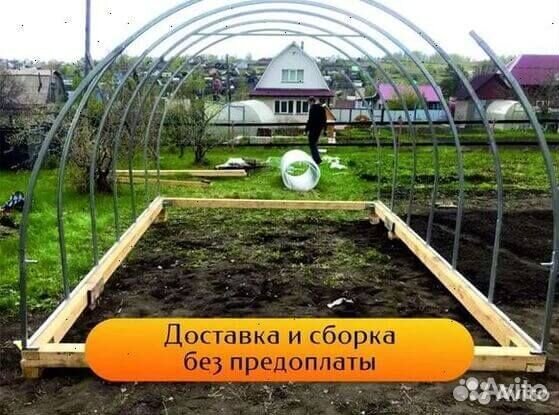 Теплица Усиленная с поликарбонатом