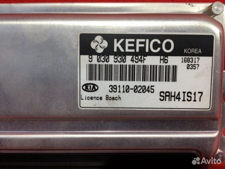 Блок управления двигателем Kia Picanto 1 G4HG 2006