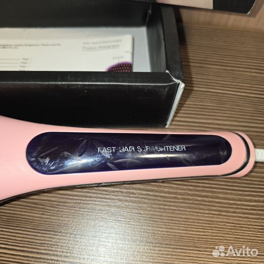 Расческа выпрямитель для волос fast hair HQT-906