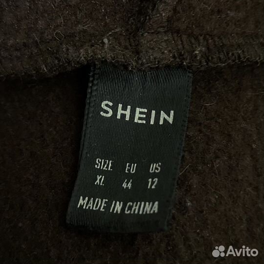 Зип худи со стразами shein
