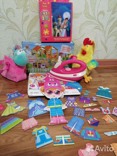 Игрушки пакетом для девочки