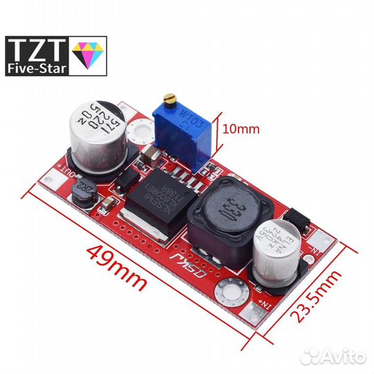 Преобразователь напряжения с 3,2-38V на 2А (повыш)