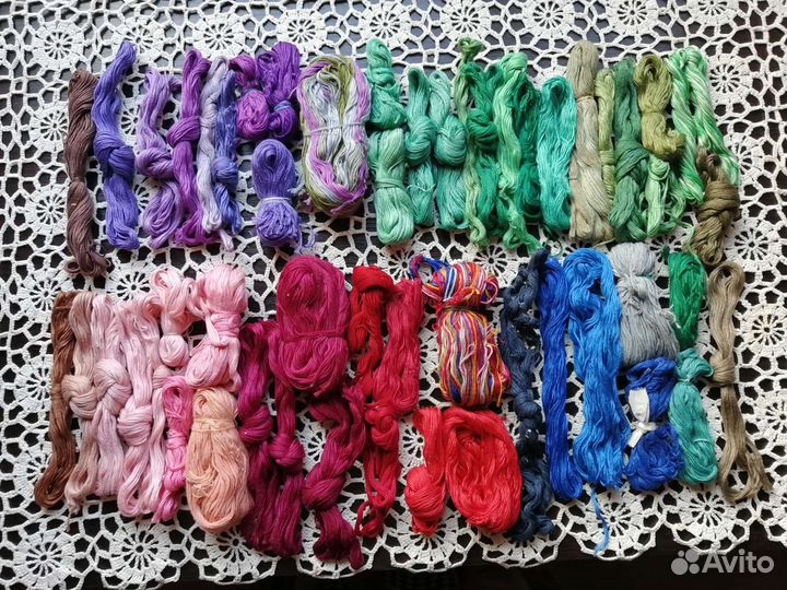 Нитки мулине,ирис для рукоделия