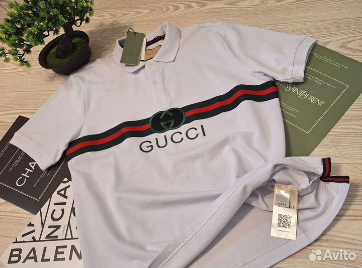 Футболка поло Gucci мужская