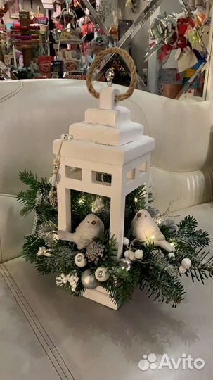 Подсвечник. Украшение для нового года. Под ёлку