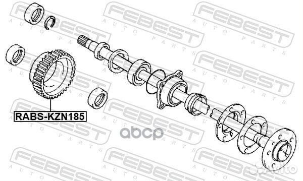 Кольцо ABS перед. Toyota Land Cruiser 90 3.0