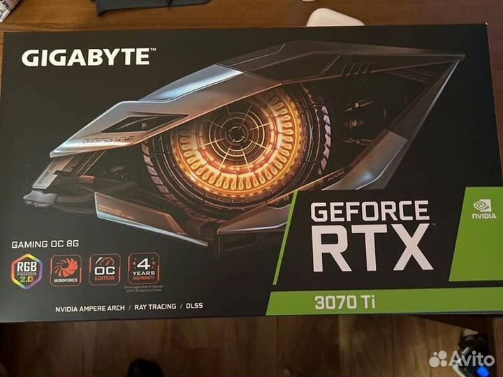 Видеокарта RTX 3070ti gaming OC 8GB