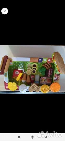 Наборы детской посуды, наборы продуктов, пицца