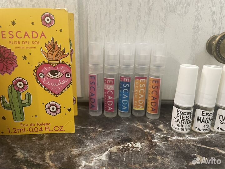 Семплы и отливанты Escada