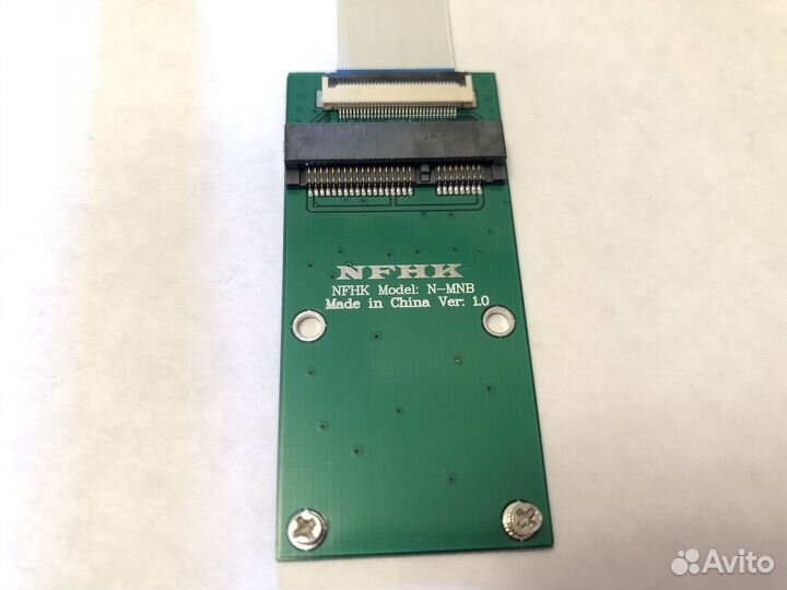 Переходник с miniPCIe на msata SSD