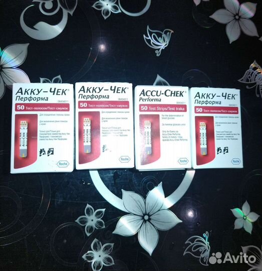 Тест полоски аккучек перформа