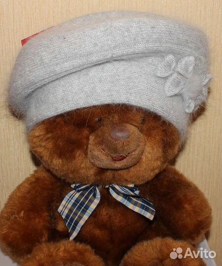 Берет шапка женская зимняя ангора