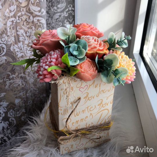 Букет из мыла