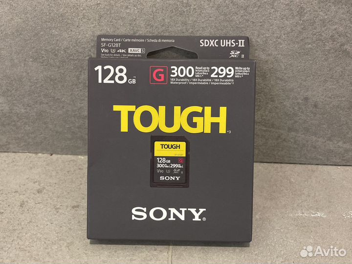 Sony 64GB / 128GB 299W/300R MB/s G-series