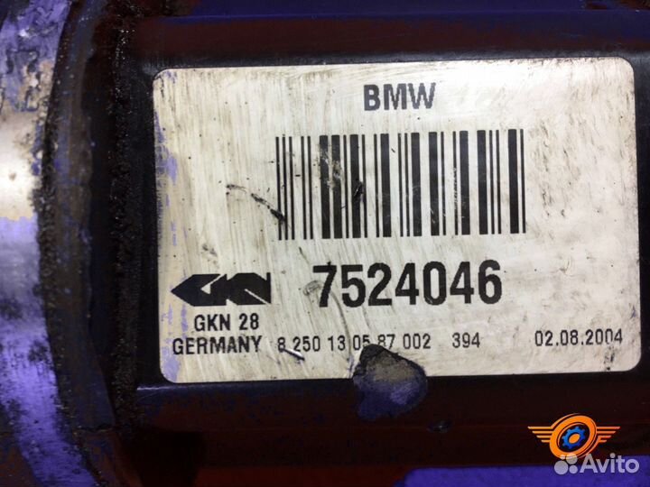 Привод передний правый Bmw X3 E83 SUV M54B25