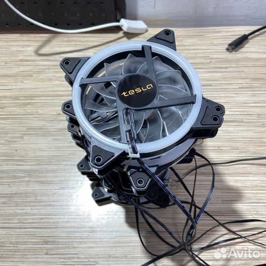 Вентиляторы 9шт ргб