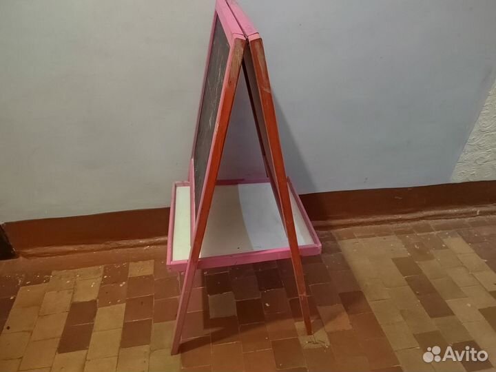 Мольберт детский двухсторонний, б/у