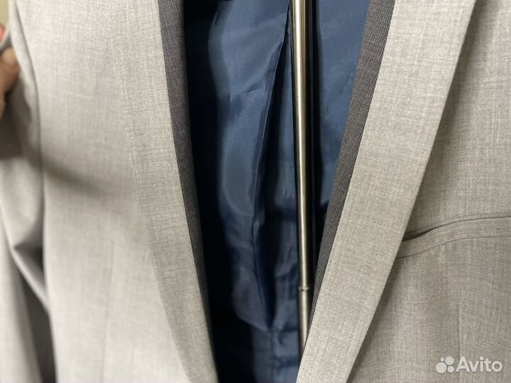 Пиджак мужской zara (светло-серый)