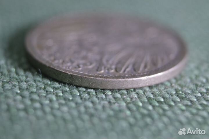 Монета 10 пфеннигов 1892 года, буквы A A. Deutsche