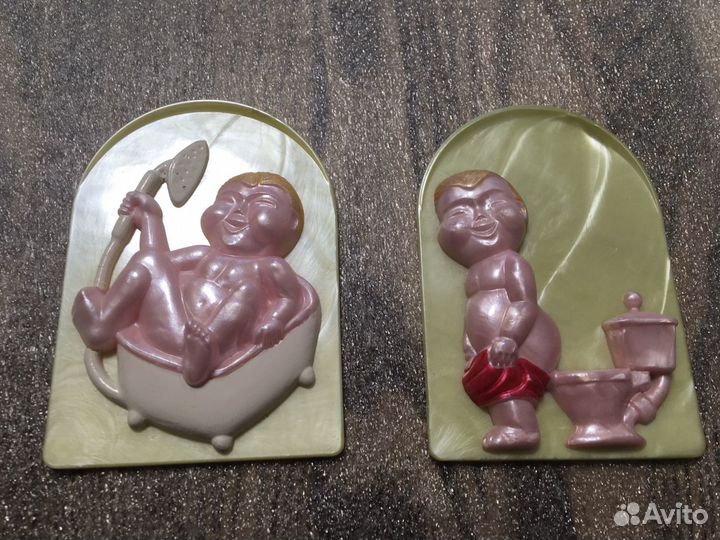 Таблички на дверь ванной комнаты