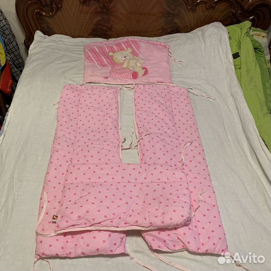 Бортики на детскую кроватку