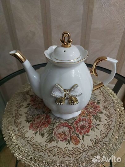 Чайник заварочный новый фарфор