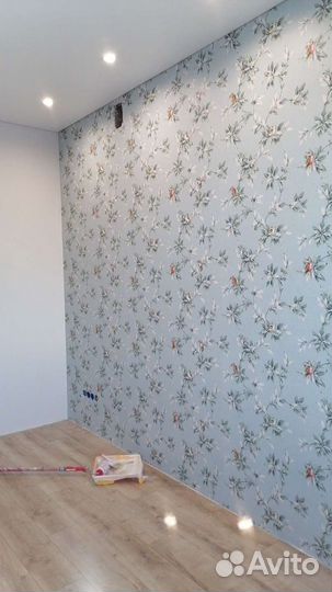 Поклейка обоев