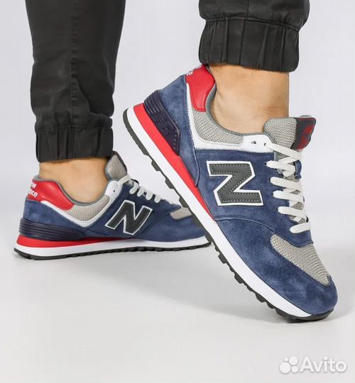 Кроссовки New balance 574 натуральная кожа