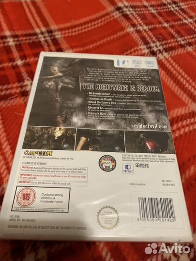 Resident evil 4 (Wii edition) Новый в пленке