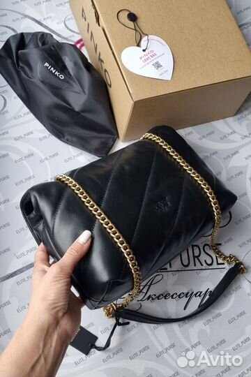 Сумка pinko puff maxi