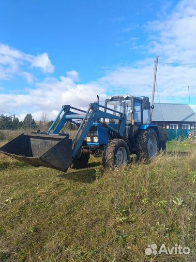 Трактор МТЗ (Беларус) 82.1 с КУН, 2014