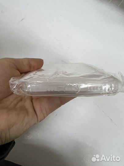 Силиконовый чехол на iPhone 12 прозрачный новый