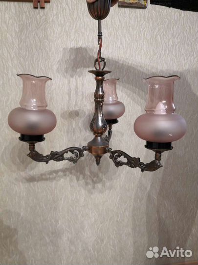 Люстра винтаж 1983 год