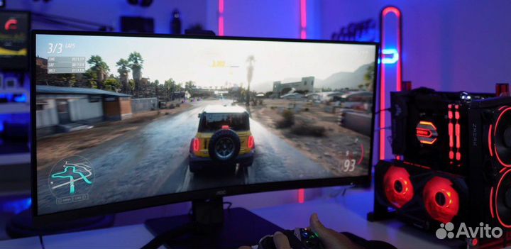 Монитор aoc cu34p2c новый