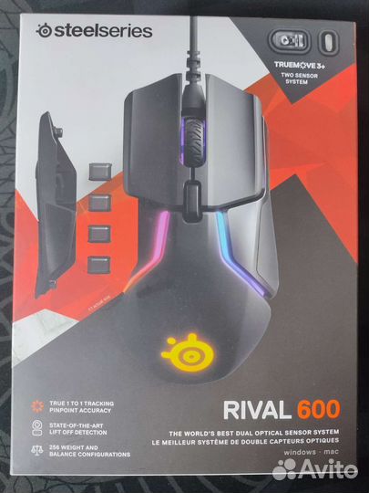 Игровая мышь steelseries rival 600