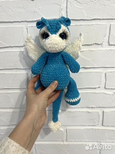 Вязаные игрушки Драконы